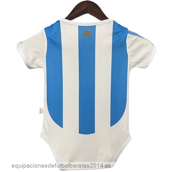 Nuevo 1ª Onesies Niños Argentina 2024 Azul Blanco Baratas